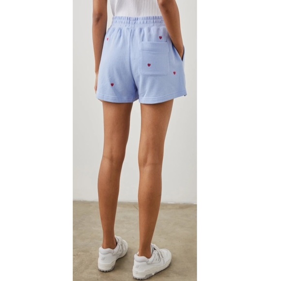 Rails Jane Pink Heart Embroidered Shorts. - Picture 2 of 6